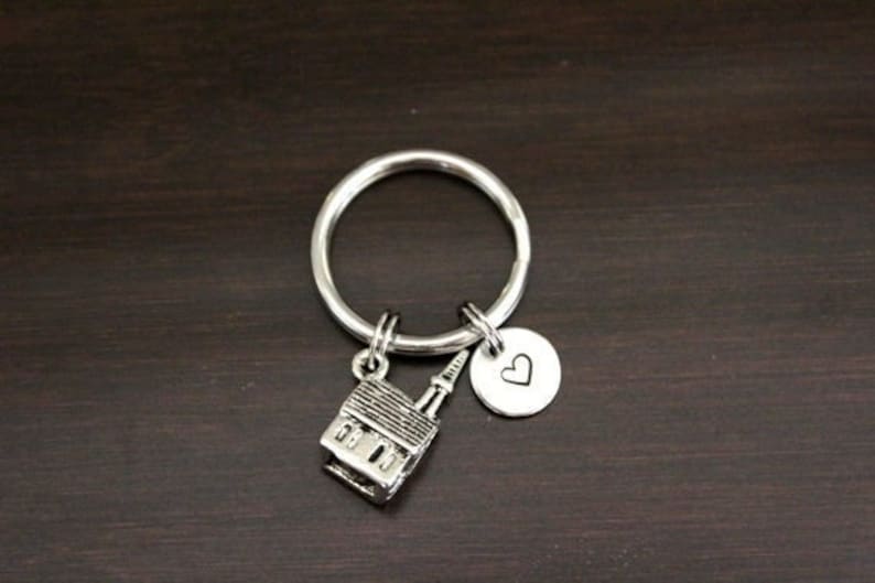 Church Key Ring/ Keychain / Zipper Pull Church Gift Pastor Gift Pastor's Wife Gift Minister Gift Priest Gift Religion I/B/H image 1