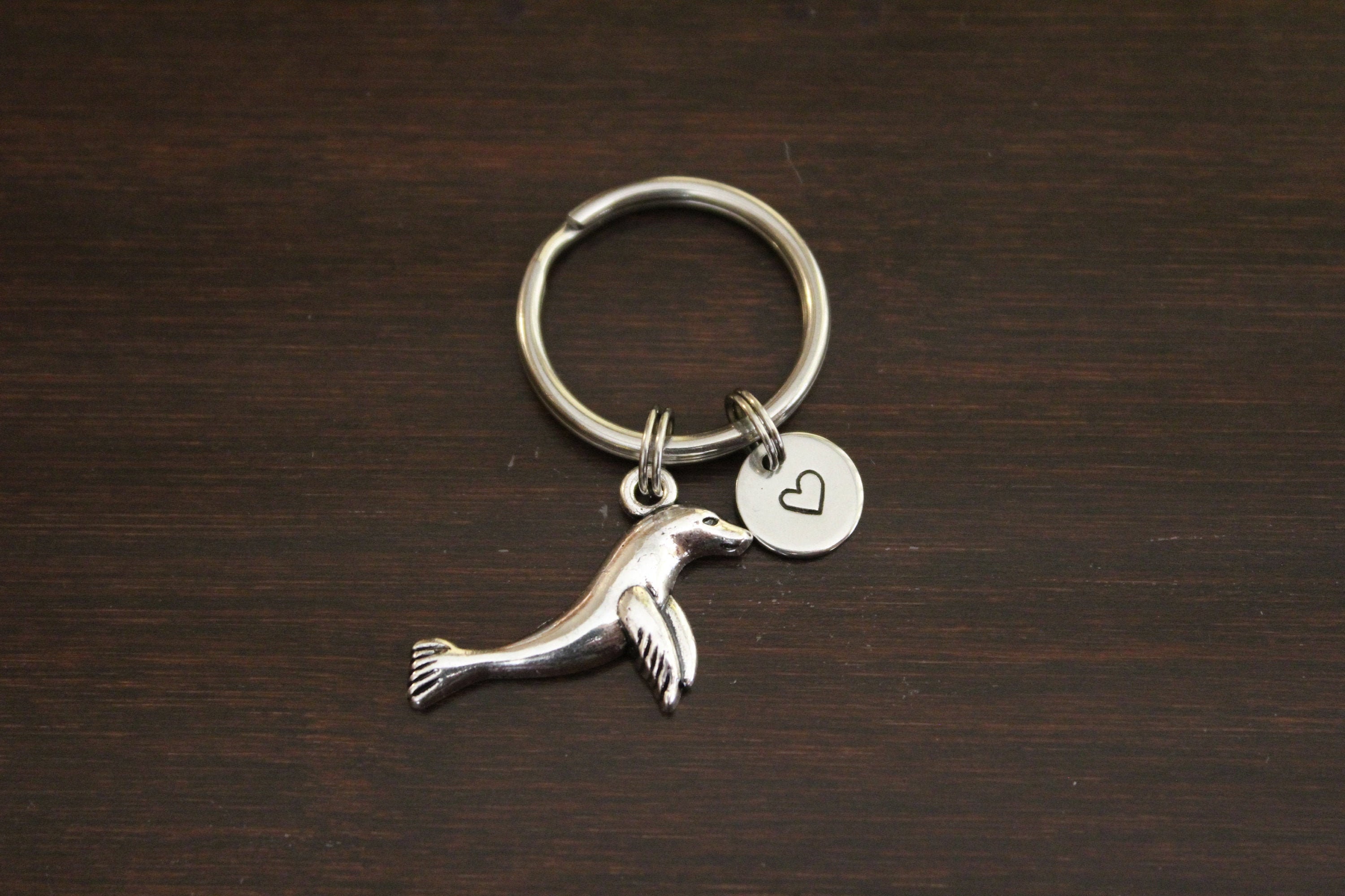 Seal Key Ring/ Keychain / Zipper Pull Seal Gift Seal Lover Etsy