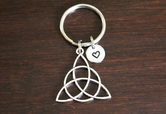 Triquetra Key Ring/ Keychain / Zipper Pull - Trinity Knot - Celtic