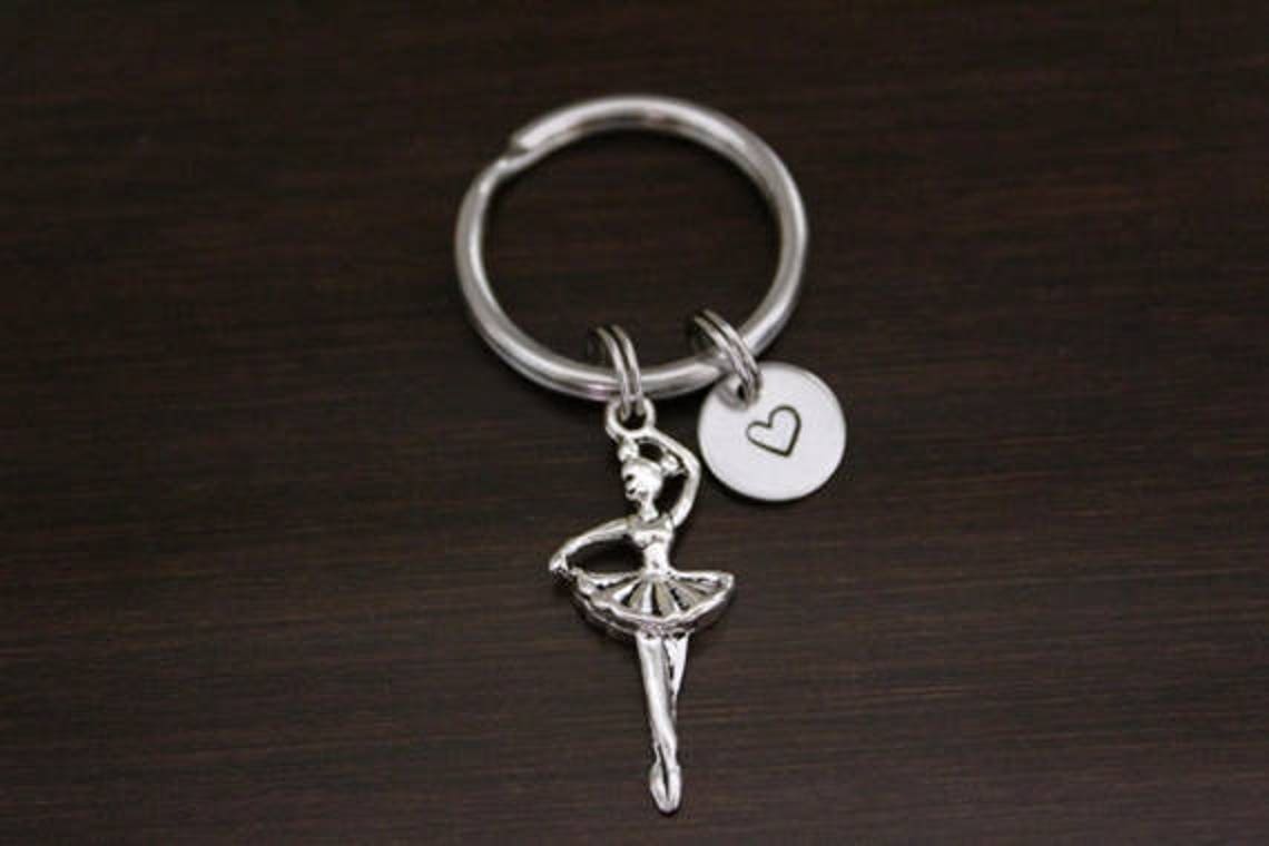 Ballet Dancer Key Ring/ Keychain / Zipper Pull - Dancer Gift ...