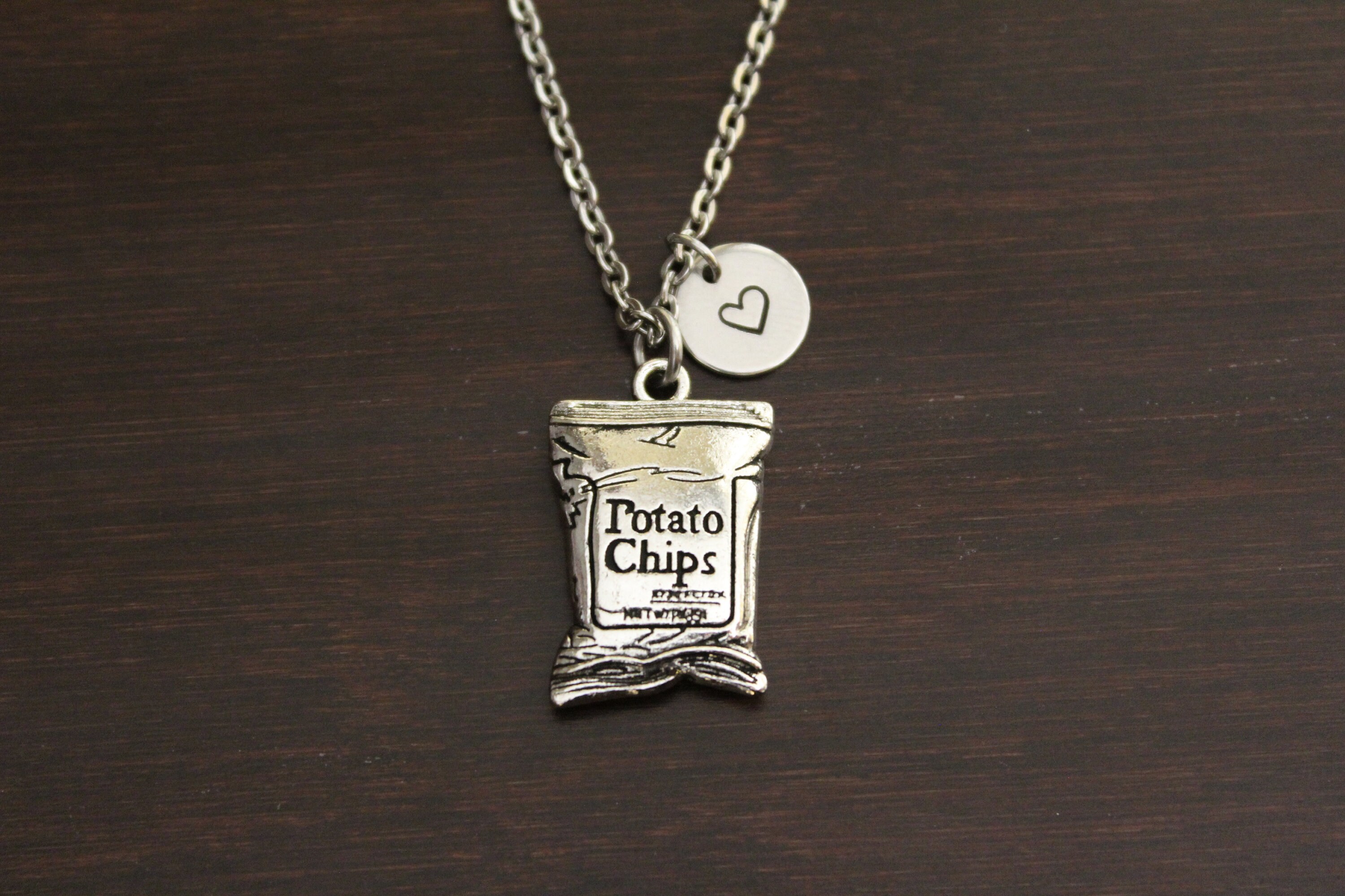 Potato Chips Necklace Potato Chip Jewelry Potato Chip Etsy UK