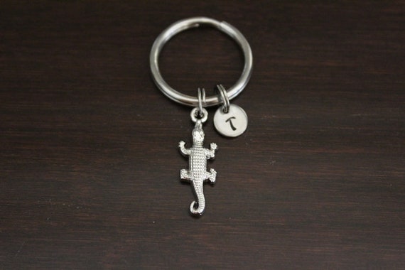 Crocodile Key Ring/ Keychain / Zipper Pull - Alligator Keychain - Caiman Keychain - Gator Keychain - Gator Lover- Crocodile Lover - I/B/H