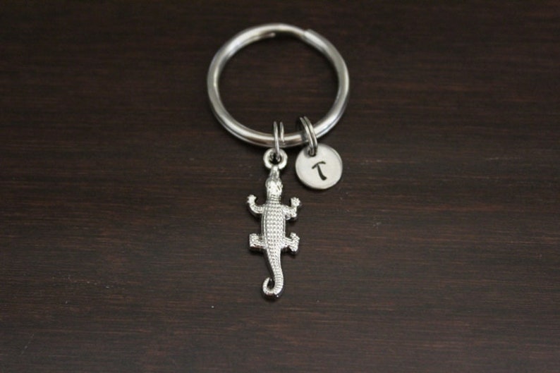 Crocodile Key Ring/ Keychain / Zipper Pull - Alligator Keychain - Caiman Keychain - Gator Keychain - Gator Lover- Crocodile Lover - I/B/H bild 1