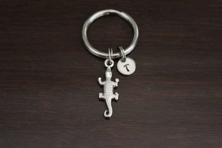 Crocodile Key Ring/ Keychain / Zipper Pull - Alligator Keychain