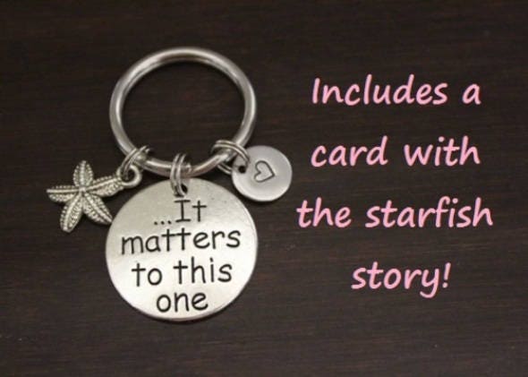 It Matters To This One Key Ring/Keychain/Zipper Pull-Foster Care Keyc…