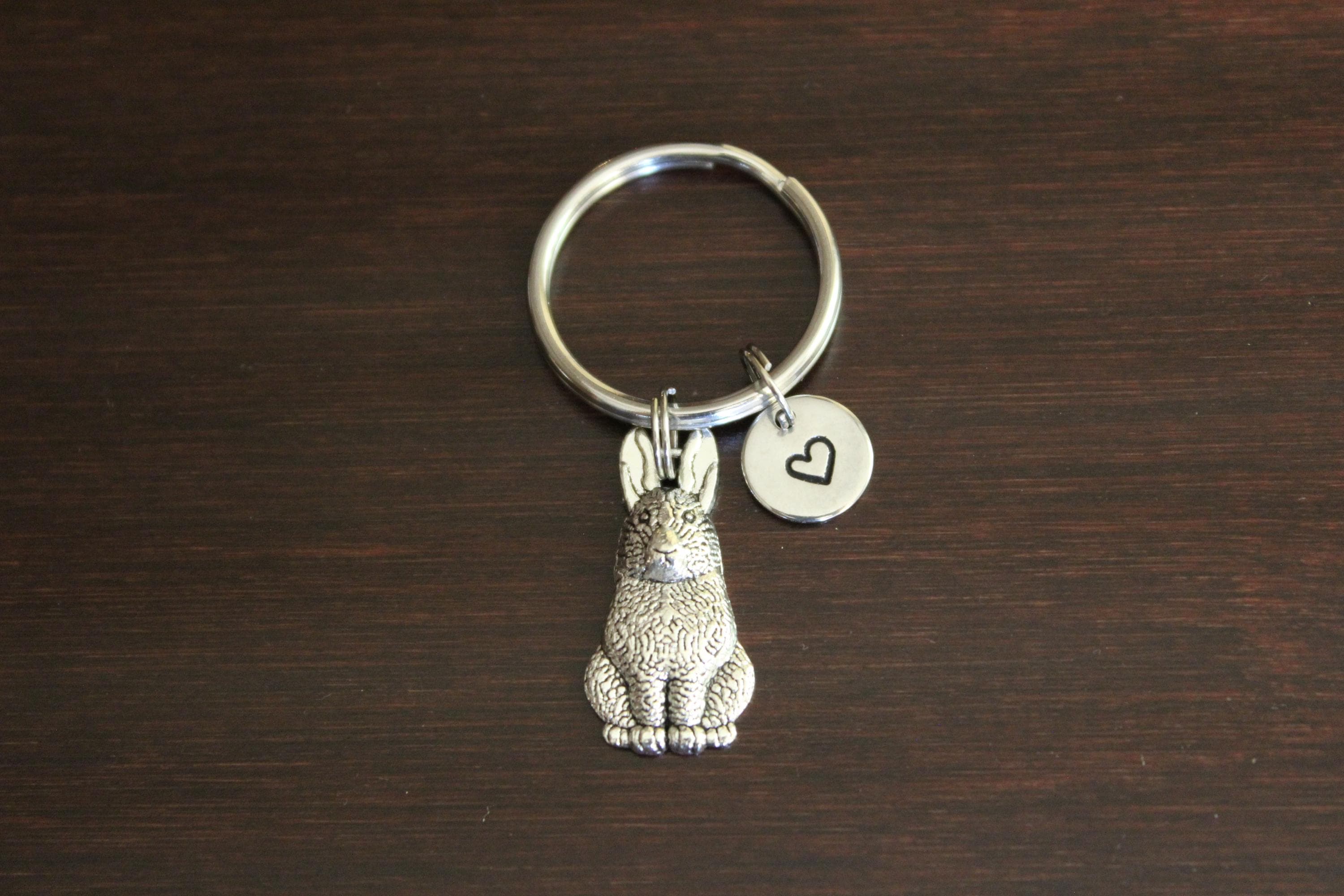 Rabbit Key Ring/ Keychain / Zipper Pull - Rabbit Keychain - Easter