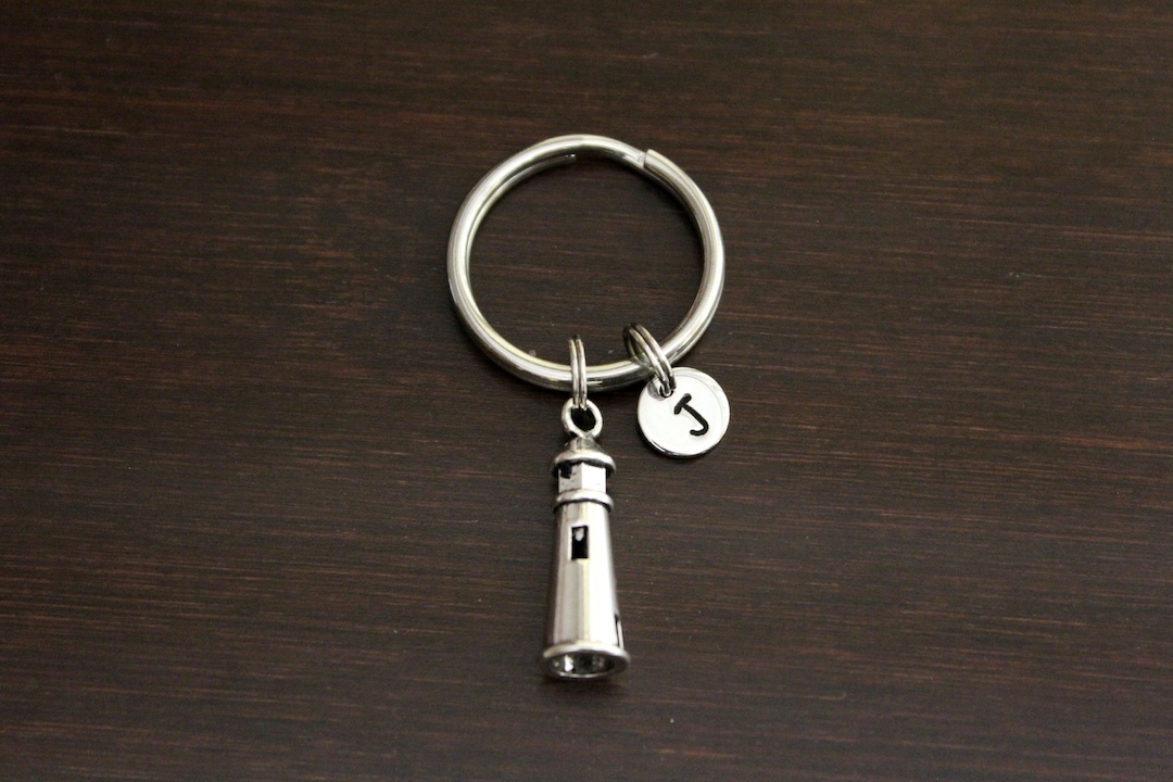 Lighthouse Key Ring/ Keychain / Zipper Pull - Beacon Keychain - Beach ...