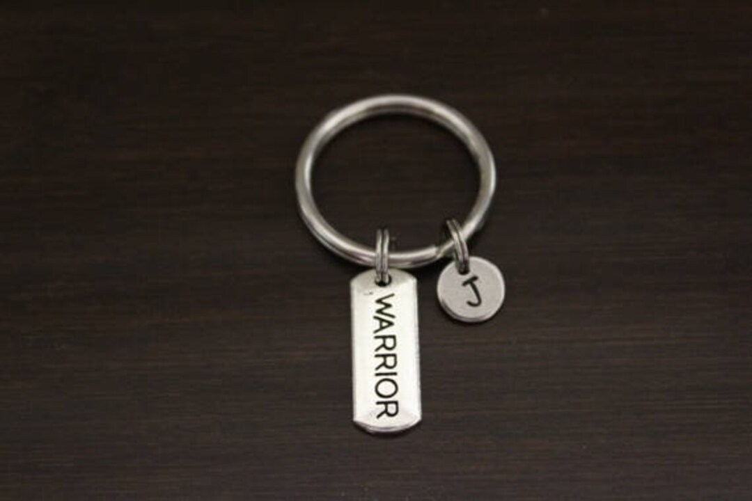 Warrior Key Ring/ Keychain / Zipper Pull - Inspirational