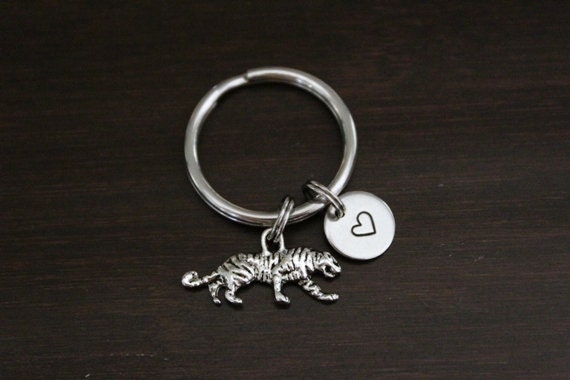 Tiger Key Ring/ Keychain / Zipper Pull - Tiger Gift - Tiger Lover