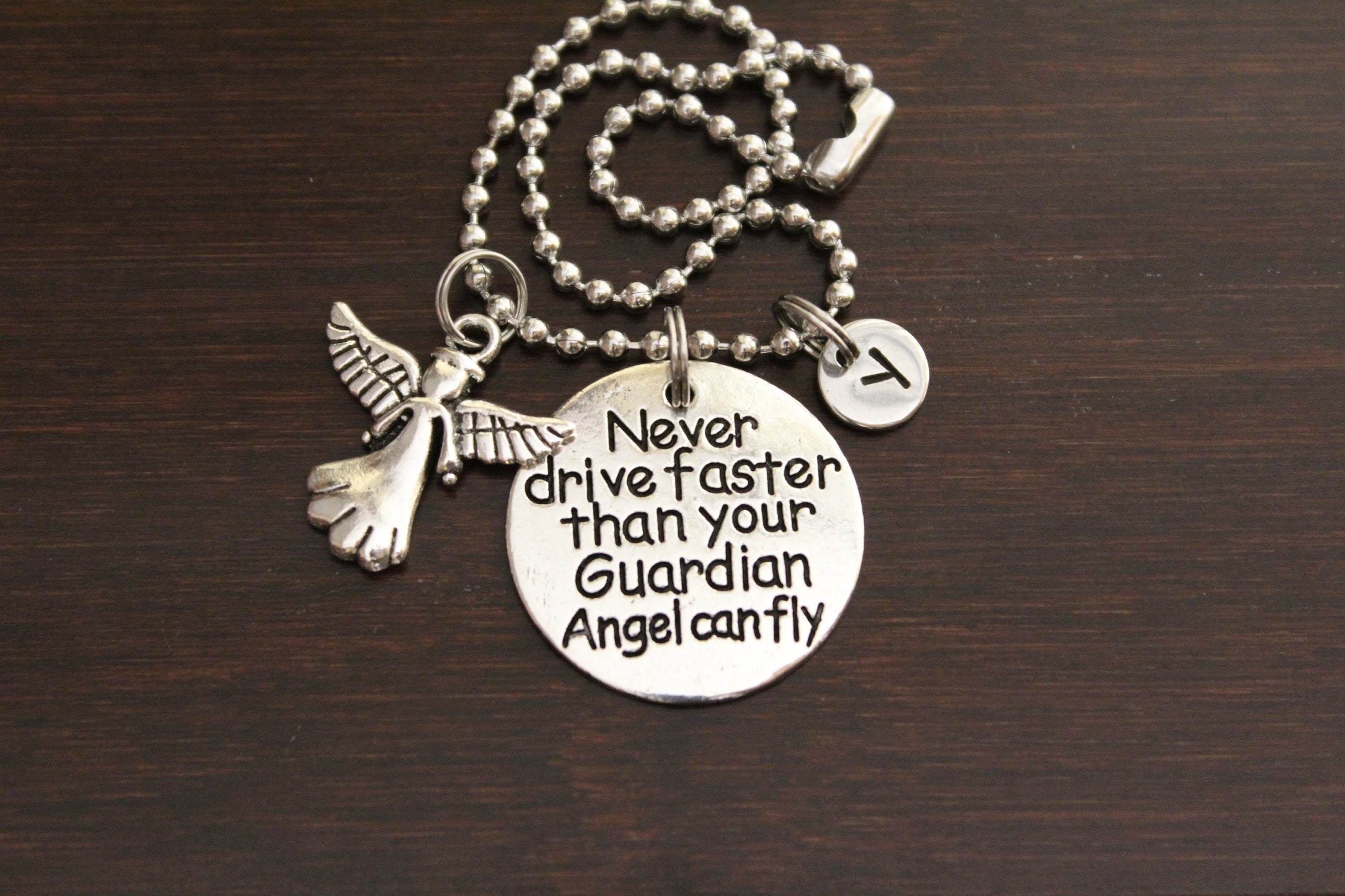 Never Drive Faster Than Your Guardian Angel Can Fly Rear View Mirror …