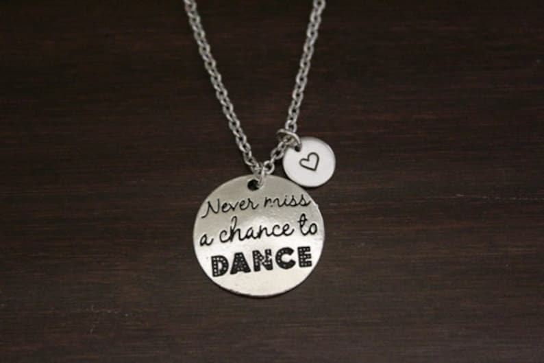 Eilygen Never Miss A Chance To Dance Necklace – Stainless Steel Dancer Gift With Heart Charm, 18" Chain - View #5