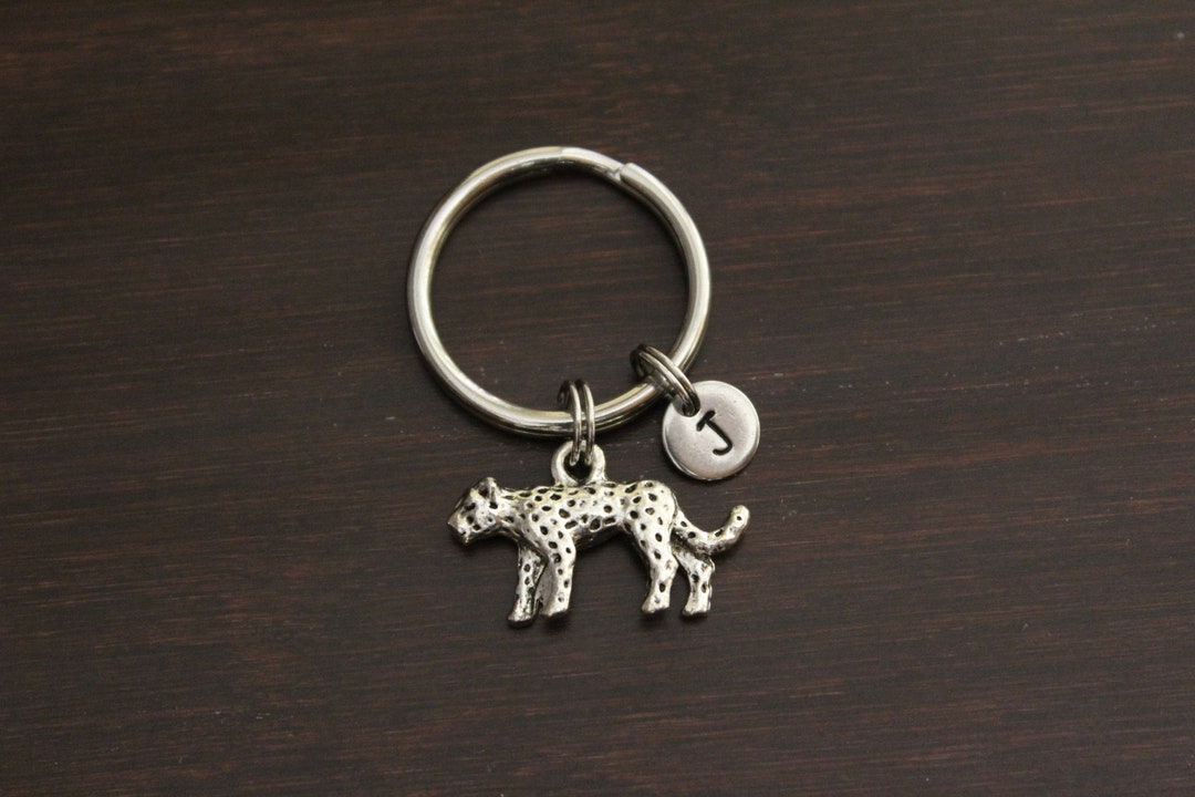 ◆EMIS◆ LOGO LEOPARD KEY RING m1037_1480621 Haosie Leopard Bag Pendant, 2×1.97 in Leopard Charm, Gold