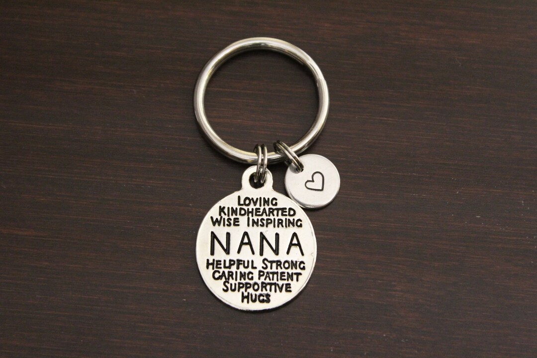 Nana Word Collage Key Ring/ Keychain / Zipper Pull Nana Gift Nana