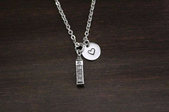 London Necklace Big Ben Necklace UK Necklace Dr Who Inspired Necklace