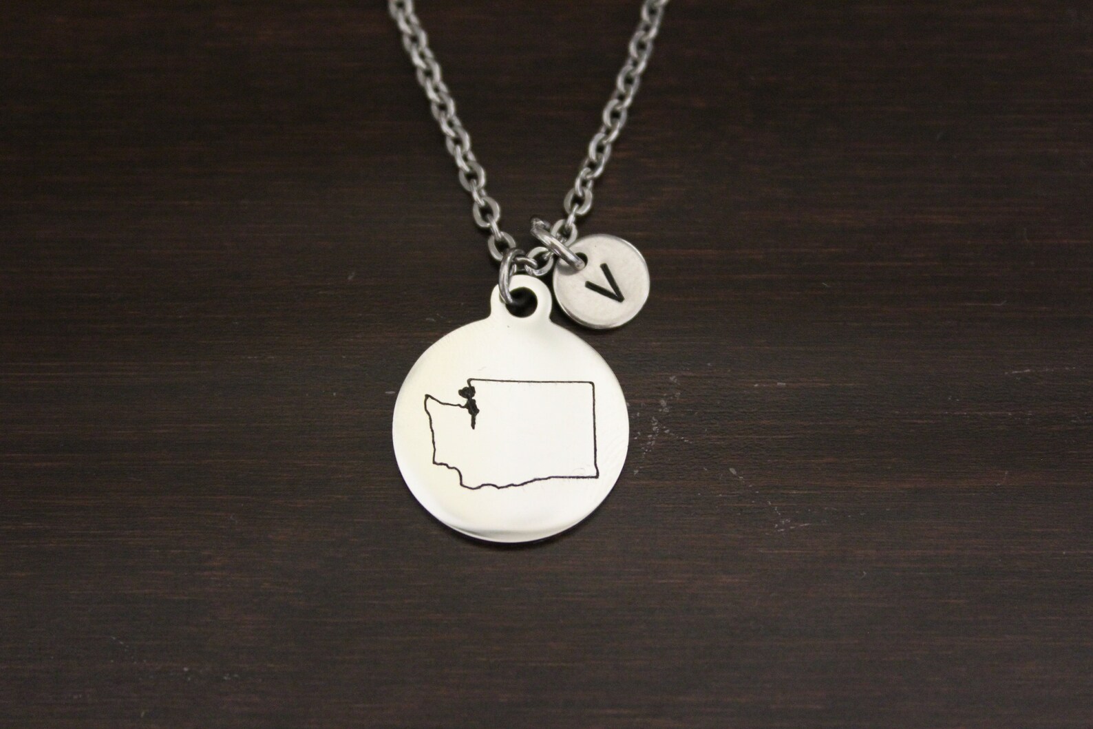 Washington Necklace-wa Necklace-washington Jewelry-wa - Etsy
