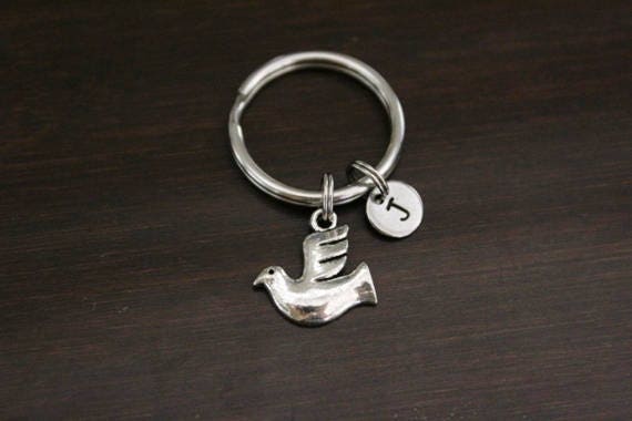 Dove Key Ring/ Keychain / Zipper Pull Bird Gift Bird Lover | Etsy