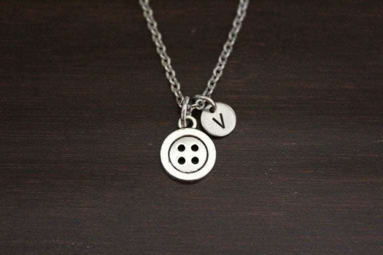 Button Necklace - Button Jewelry - Sewing Jewelry - Dressmaker