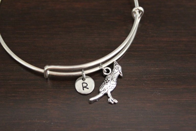 Woodpecker Jewelry Animal Lover Gift Bird Jewelry Woodpecker Bangle Bird Bangle Bracelet IBH Bird Gift Bird Lover Gift