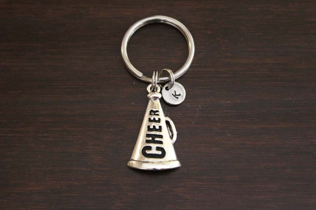 Cheer Megaphone Key Ring/ Keychain / Zipper Pull - Cheer Keychain ...