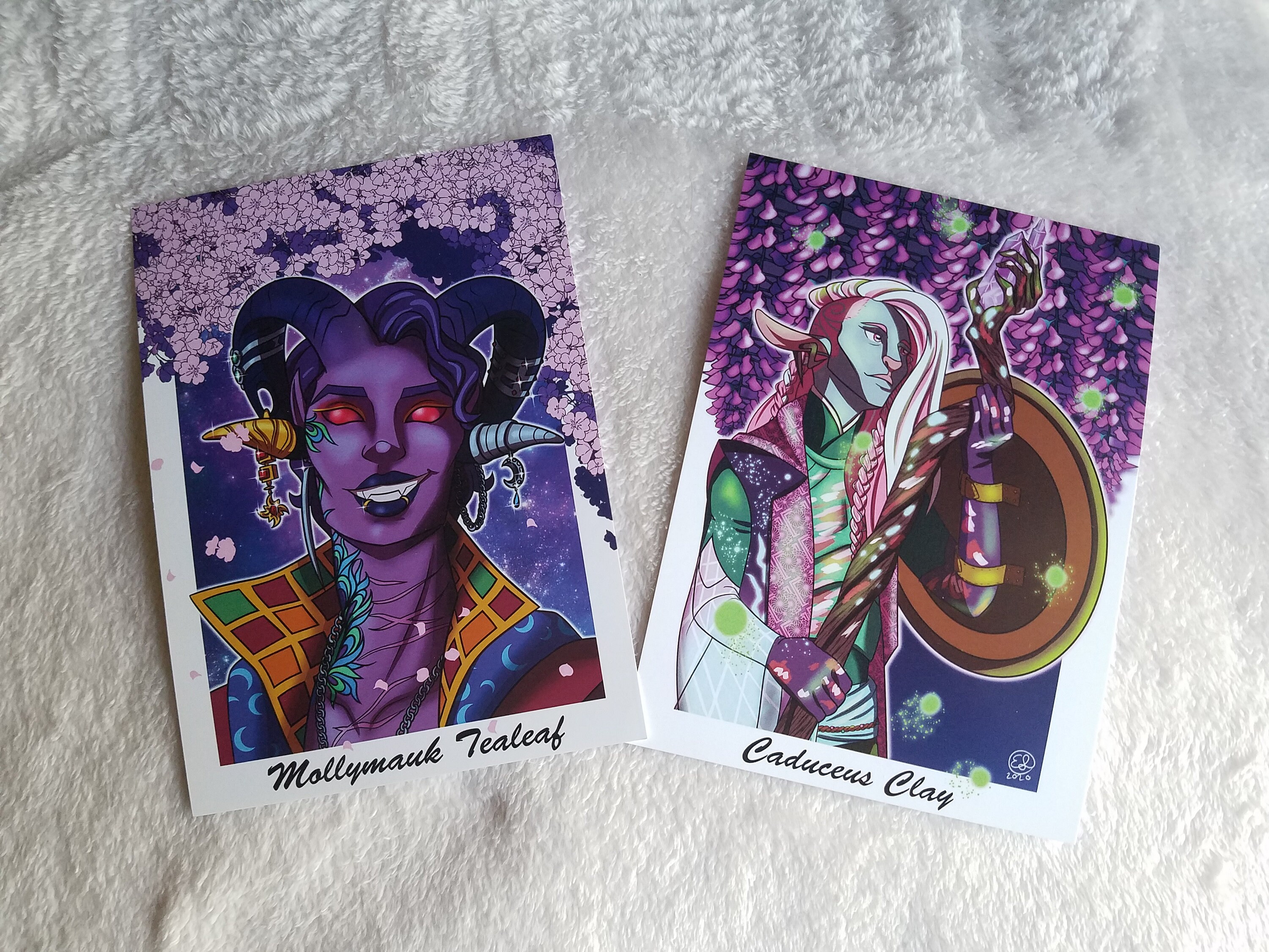 Critical Role Mollymauk and Caduceus Prints Etsy