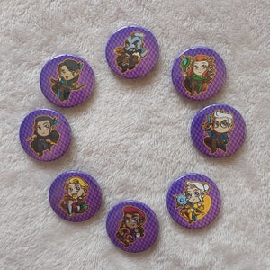 Critical Role Vox Machina 1.5in Pin