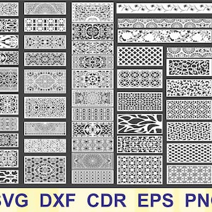 Panel dekoracyjny SVG dla Cricut, pliki sylwetki, wektor cięty laserowo, Glowforge, Cdr, Dxf, Svg, Png, pliki Svg dla Cricut
