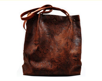 bolsa de compras de couro, feita à mão, bolsa de couro grande, bolsa de moda feminina, bolsa feita à mão, bolsa de couro genuíno, bolsa de presente, bolsa elegante, bolsa de presente