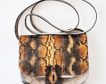 bolsa de pele de python, bolsa de couro, bolsa de moda feminina, bolsa feita à mão, bolsa de couro genuíno, bolsa de presente, bolsa estilosa, bolsa de presente, bolsa crossbody