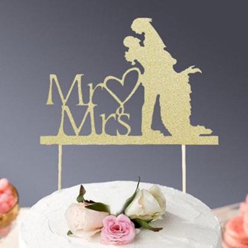Download Wedding Cake Topper svg CNC Bride And Groom Cake Topper ...