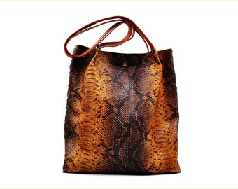 bolsa de couro, feita à mão, bolsa grande de couro, bolsa de moda feminina, bolsa feita à mão, bolsa de couro genuíno, bolsa de presente, bolsa estilosa, bolsa de presente