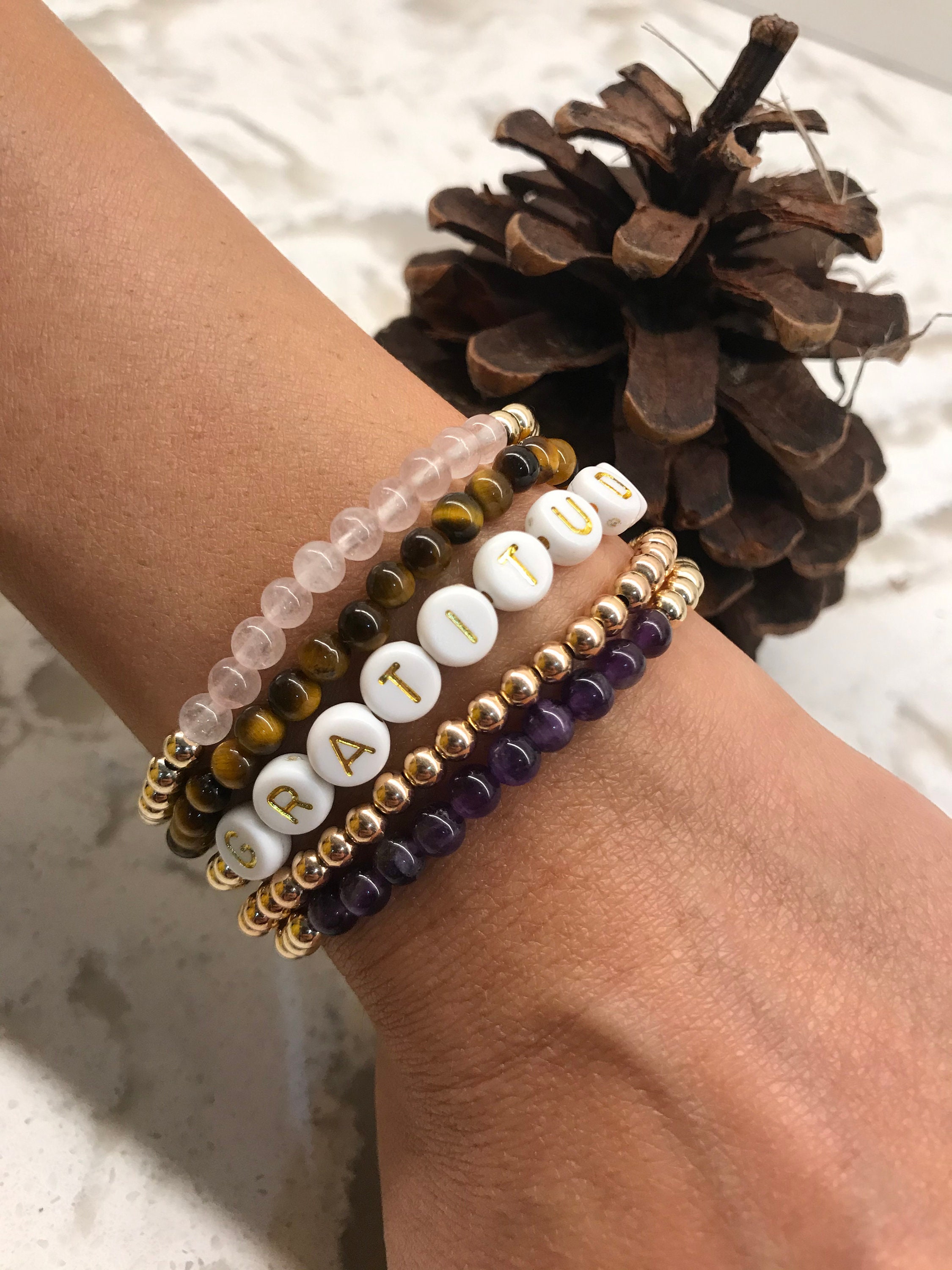 Large Bead Matte Amethyst Bracelet - Alignment with Higher Self - Minera  Emporium Crystal & Mineral Shop