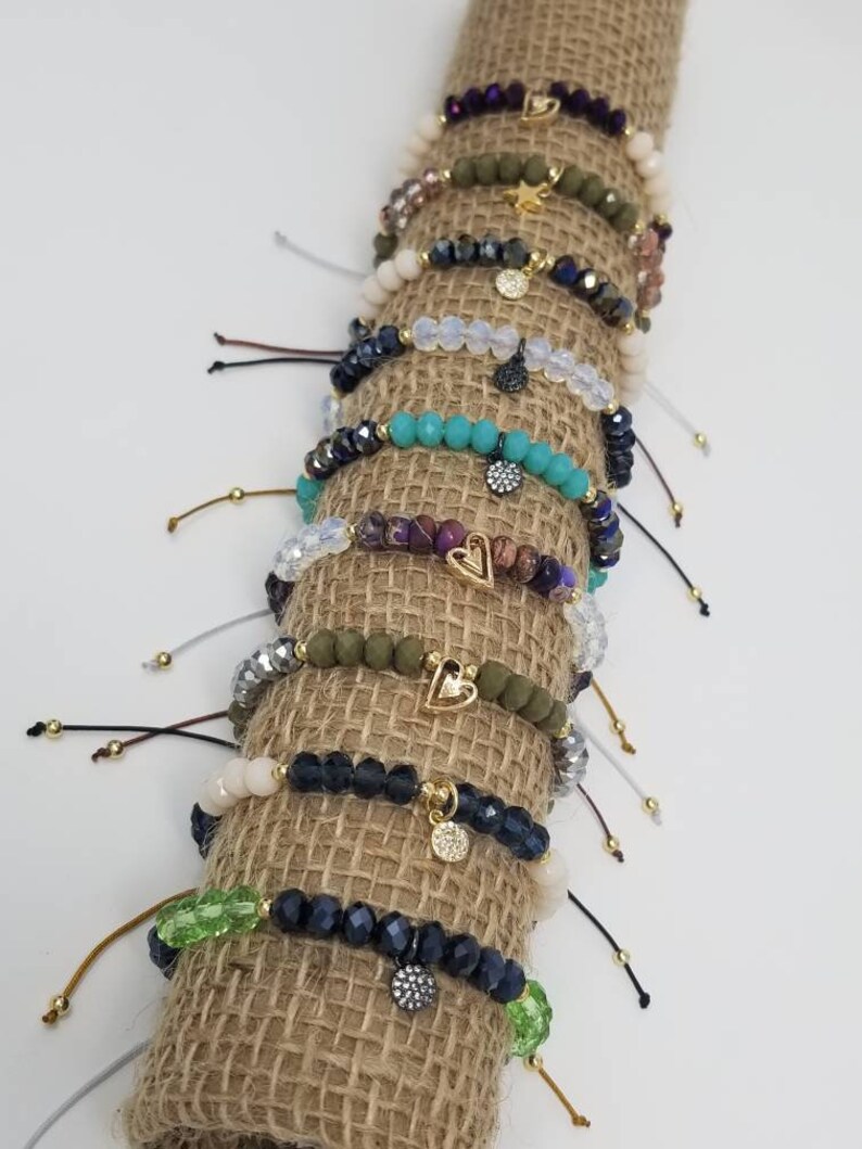 Rondelle Adjustable bracelet