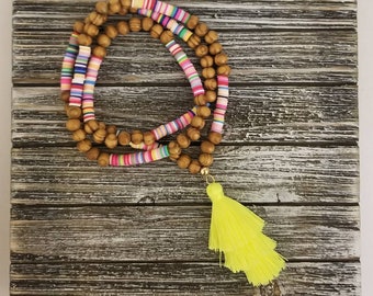 Tropical Bliss Tassel Necklace