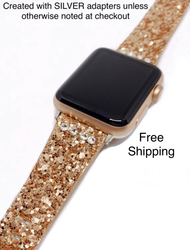 glitter iwatch band