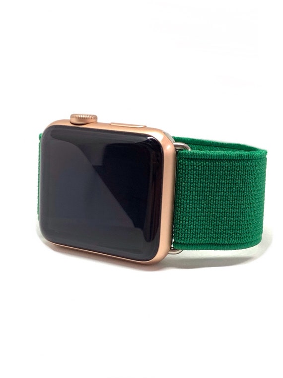 Kelly Green Elastic Apple Watch Band 