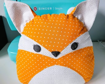 Fox Friend Sewing Pattern, 12-inch soft friend, DIY Squish Fox, Stuffed Animal, Fox Pillow, Cute Kawaii Fox Plushie, Digital Sewing Pattern