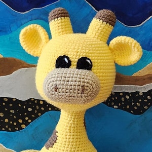 Cuddly Large Giraffe Crochet Pattern, Fun and Easy 20-inch Friendly Giraffe, Fully Illustrated Crochet Pattern and Tutorial- Digital Pattern