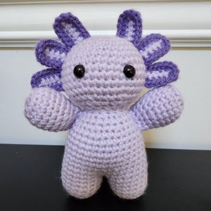 Mini modèle au crochet axolotl amigurumi de 5 pouces, crochet votre propre axolotl, tutoriel facile et amusant pour débutants - modèle numérique uniquement