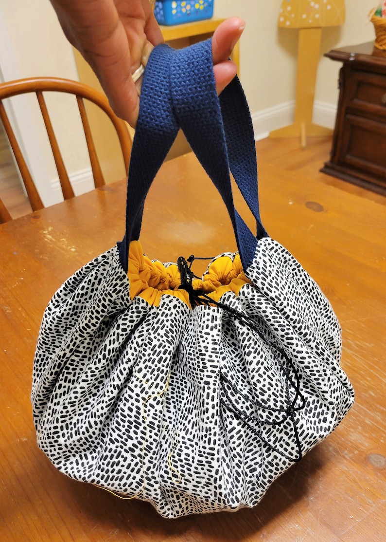 DIY Drawstring Store and Go Playmat Sewing Tutorial Easy and Etsy