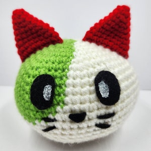 Holiday Dumpling Cat Crochet Pattern Digital Pattern Only image 1