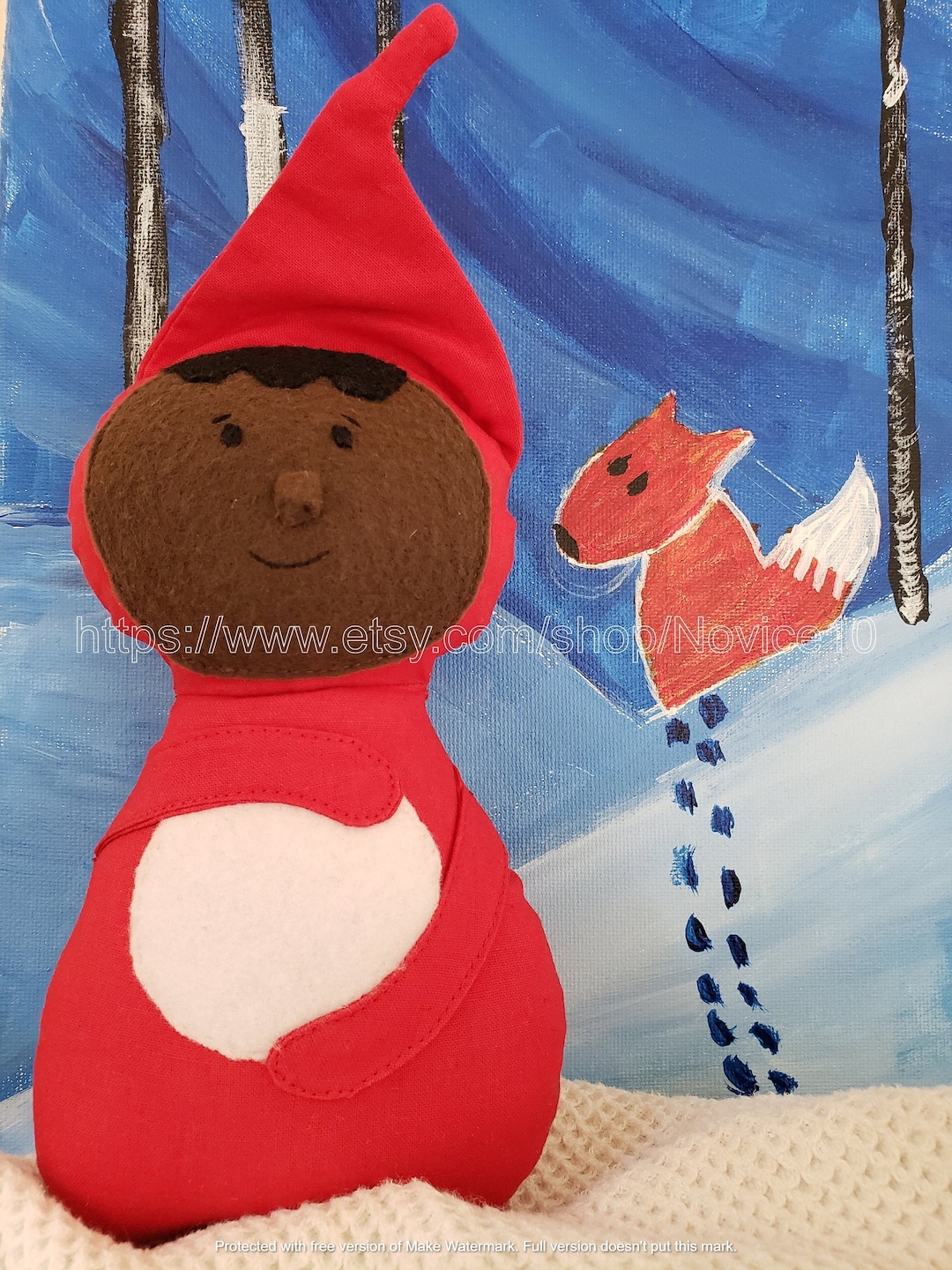 Easy & Fun 10inch Peter From the Snowy Day Sewing Pattern INSTANT PDF