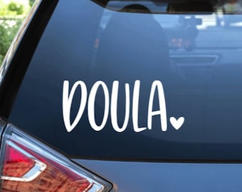 Doula Car Decal / Doula Vinyl Car Decal / Doula Life