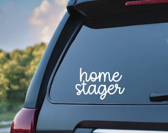 Home Stager Car Decal / Home Stager Car Window Sticker