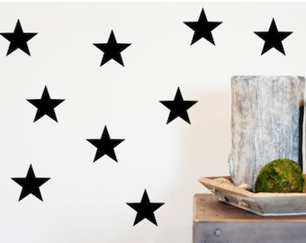 Star Vinyl Decal (Set of 20) / Star Vinyl Decals / Star Wall Decals / Star Wall Stickers / Nursery decor