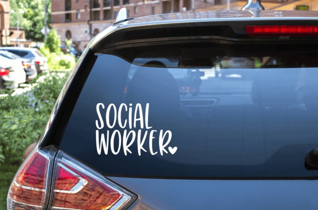 Ssw Sticker Social Worker Car Decal / Social Worker Window Sticker / Social Worker ...
