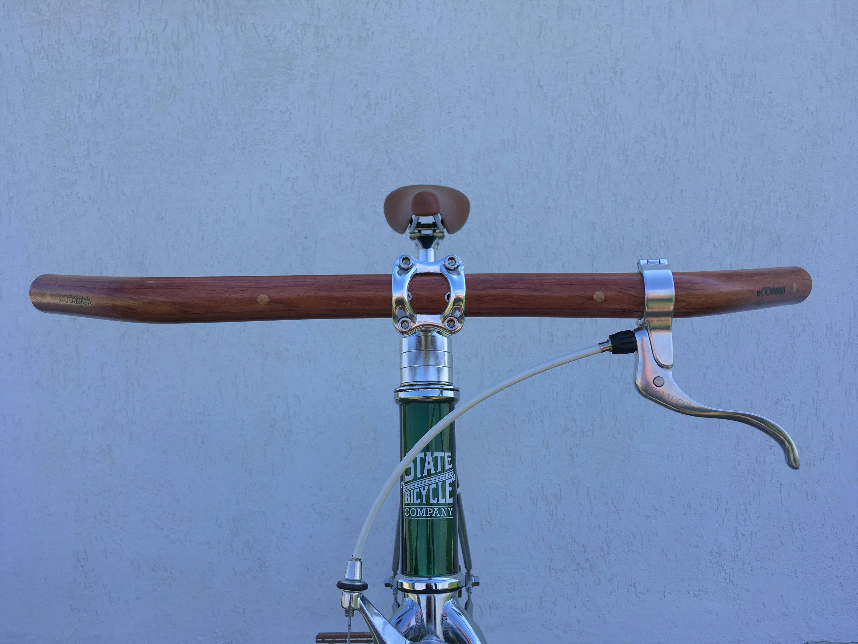 Guidon Type Moustache Vintage Pour Vélo Ancien - Aluminium - Années 40 à 70 - Occasion