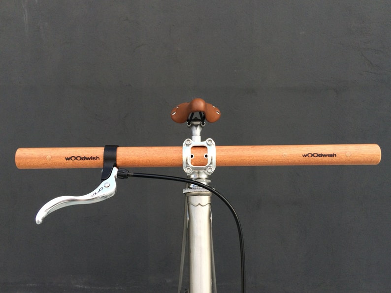 Mahogany Wood Straight Bicycle Handlebar Etsy