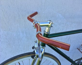 wooden Moustache bicycle handlebar
