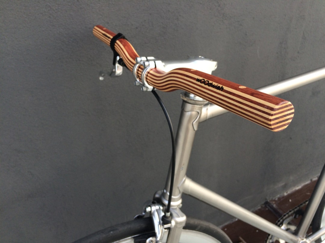 Wooden handlebars cheap bicycle