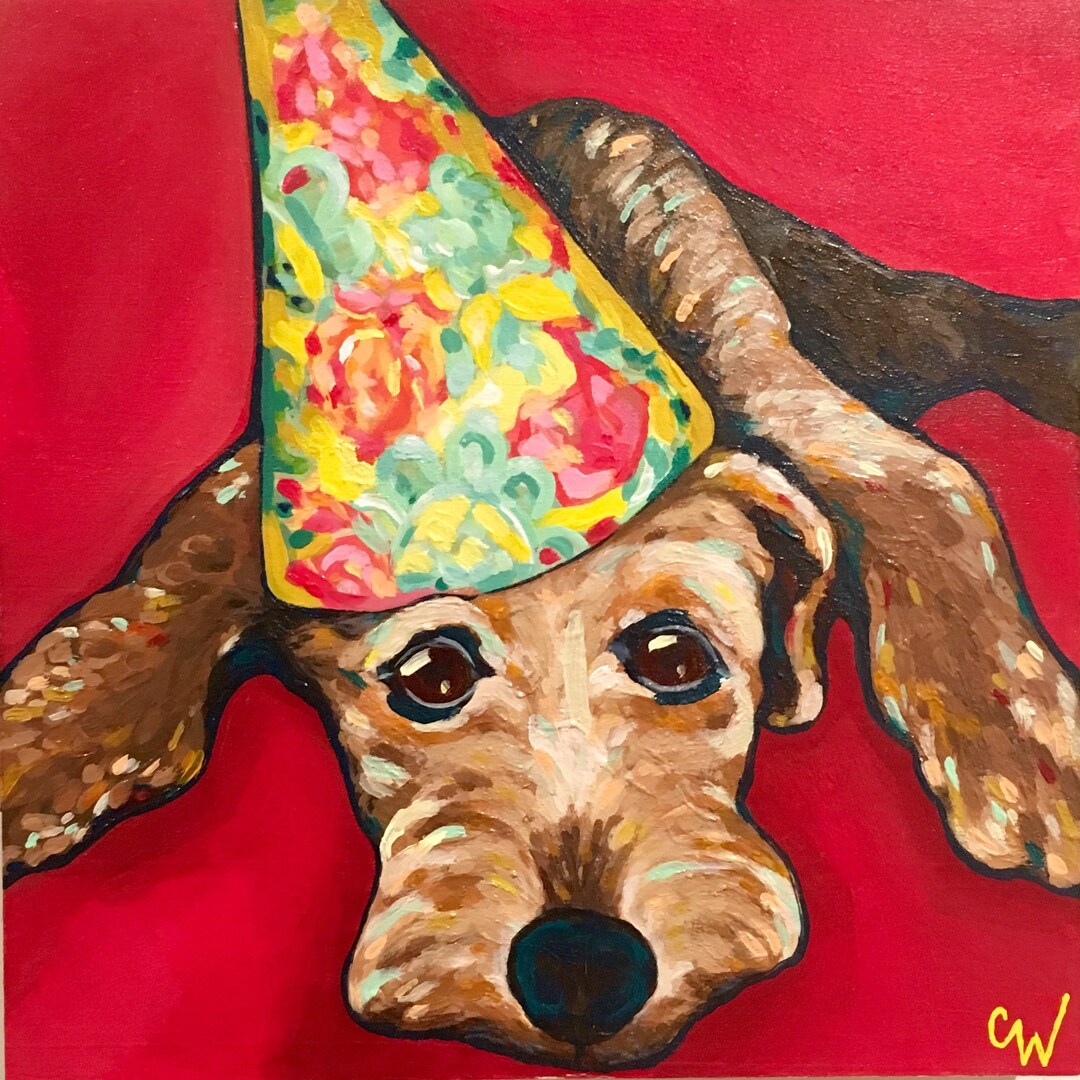 24 X 24 CUSTOM Pet Portrait Etsy